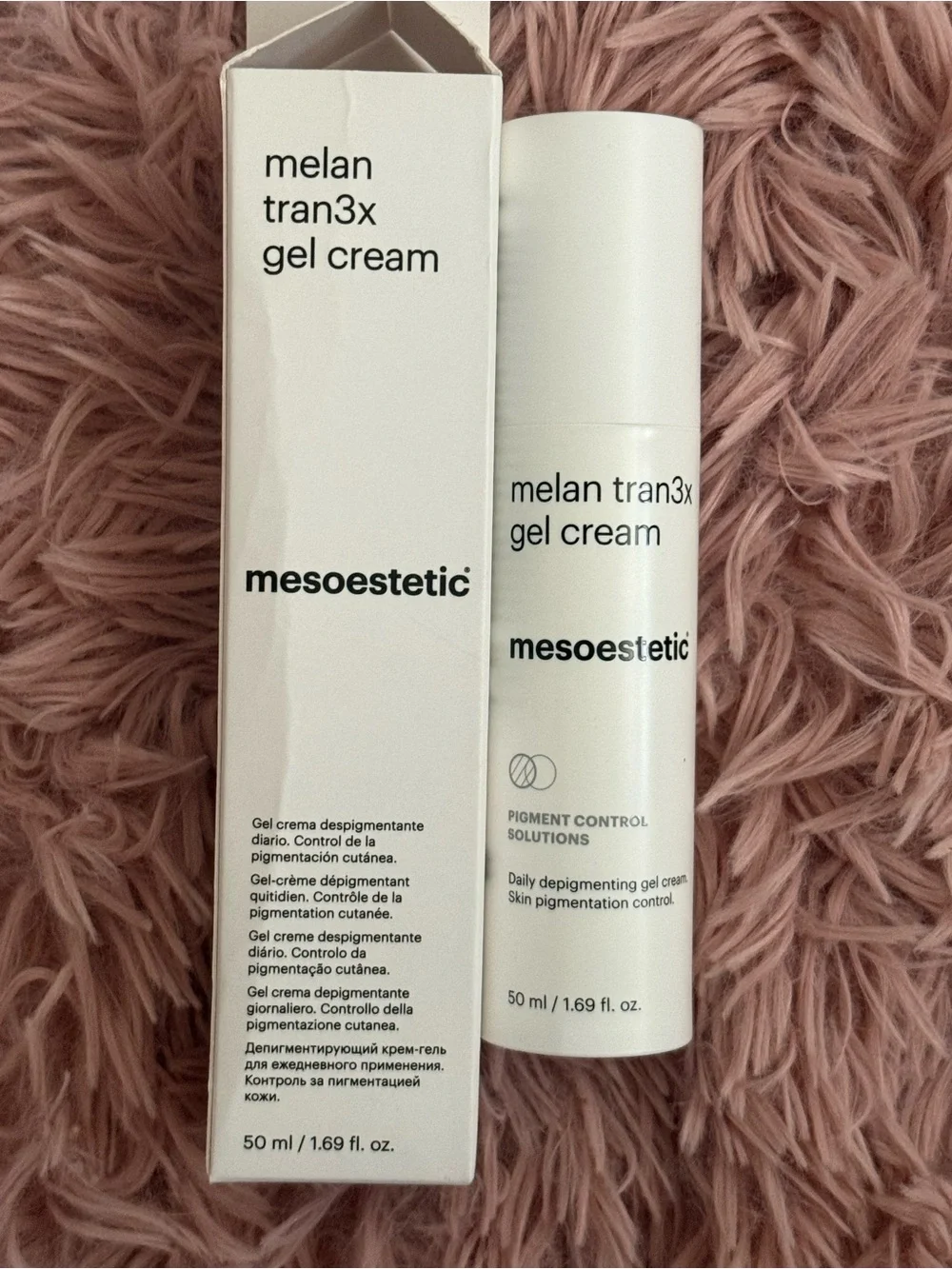 Mesoestetic Melan Tran3x Gel Cream – White
